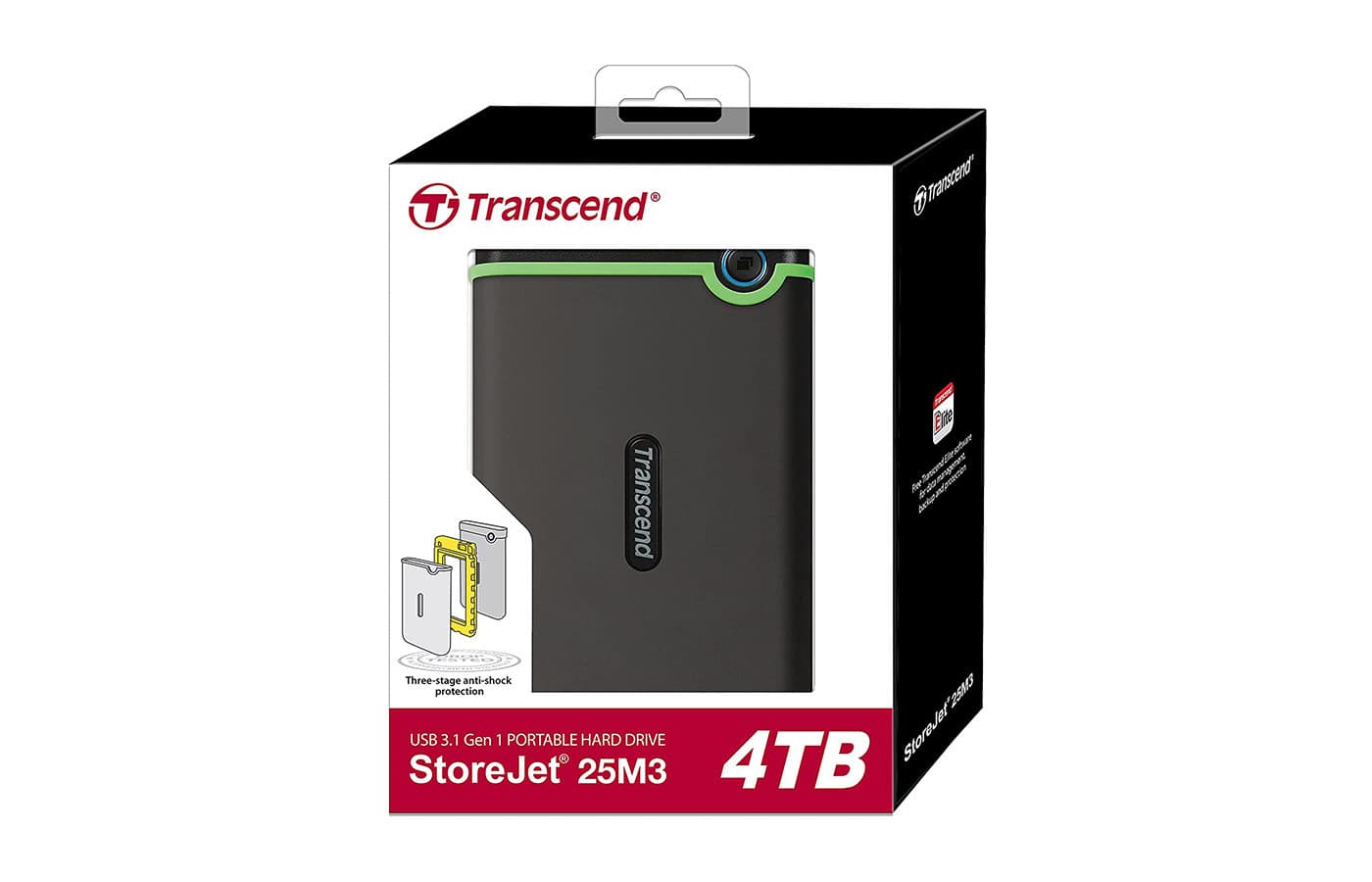 Transcend 4TB Storejet 25M3 External Hard Drive